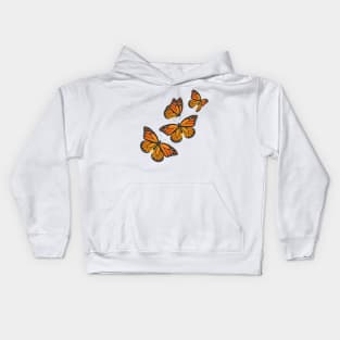 Monarch Butterflies Kids Hoodie